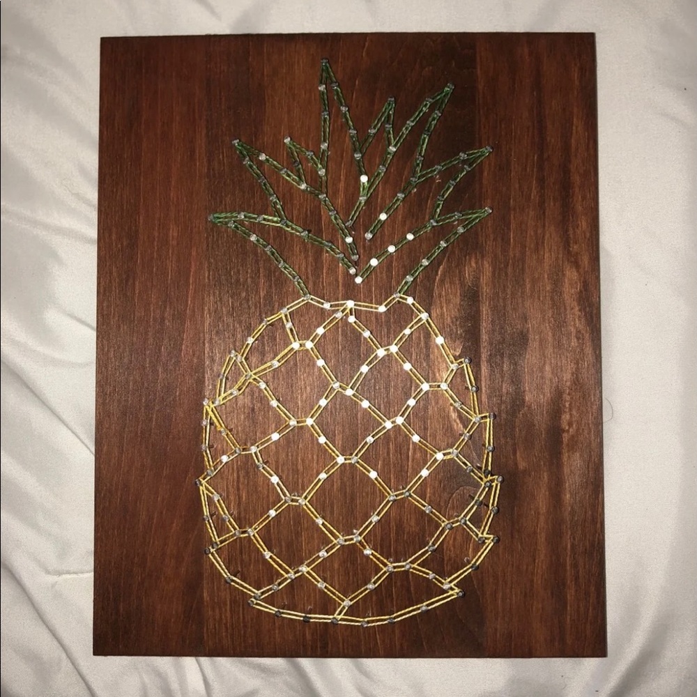 Handmade Pineapple String Art